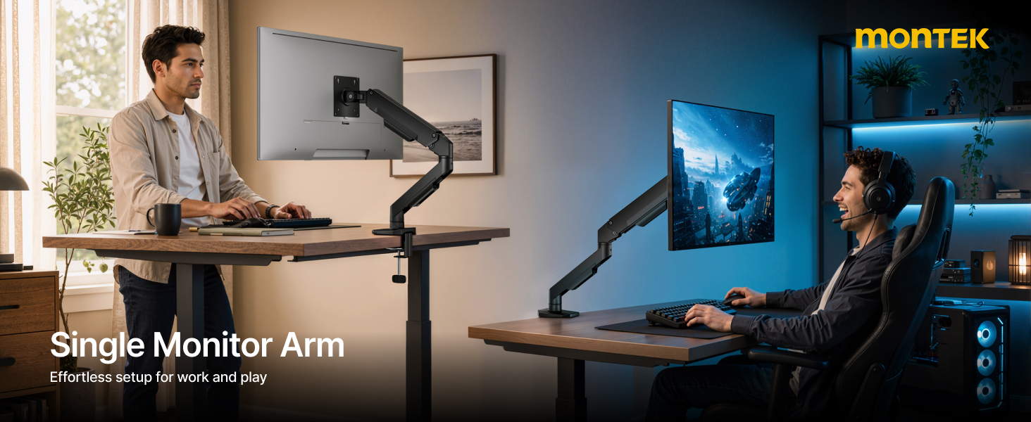 single monitor arm