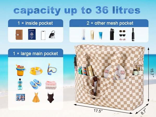 large beach bag