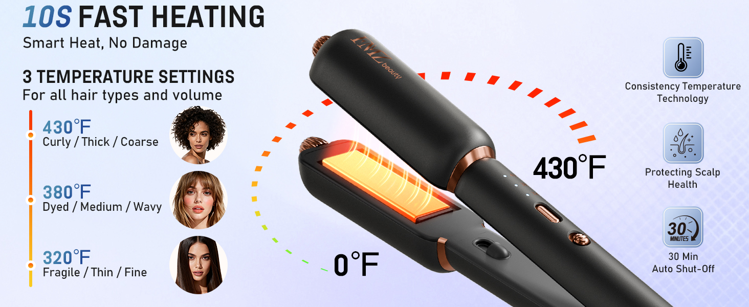 10S FAST HEATING 3 TEMPERATURE SETTINGS