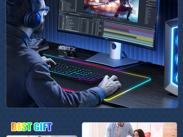 Gaming Mouse Pad Desk Mat Mousepad