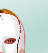 Red Light Therapy Mask for Face and Neck, Cordless Rechargeable Face Mask with Built-in Battery, ...