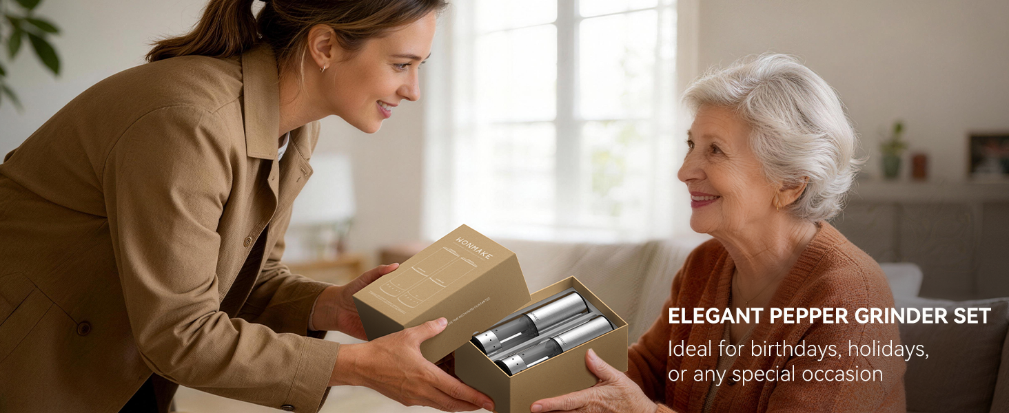 ELEGANT PEPPER GRINDER SET