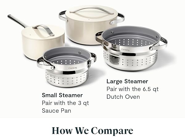 Steamer Dimensions