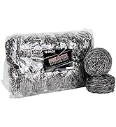 brheez Stainless Steel Scouring Pads [Jumbo - 100 Gram] Heavy Duty [12 Pack] Steel Wool Scrubbers...