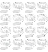 Olafus 16 Pack Fairy Lights Battery Operated, IP68 Waterproof Mini String Light, 7ft Small LED Bo...