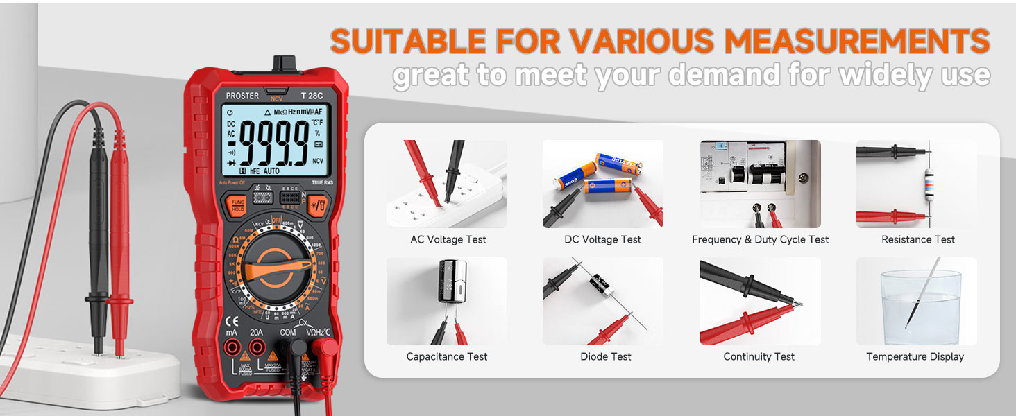 6000count Manual Multimeter