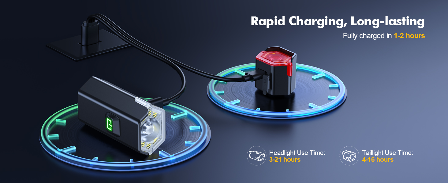 rechargeable bike light