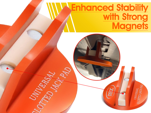 universal magnetic frame rail protector floor jack pinch weld adapter pinch weld adapter