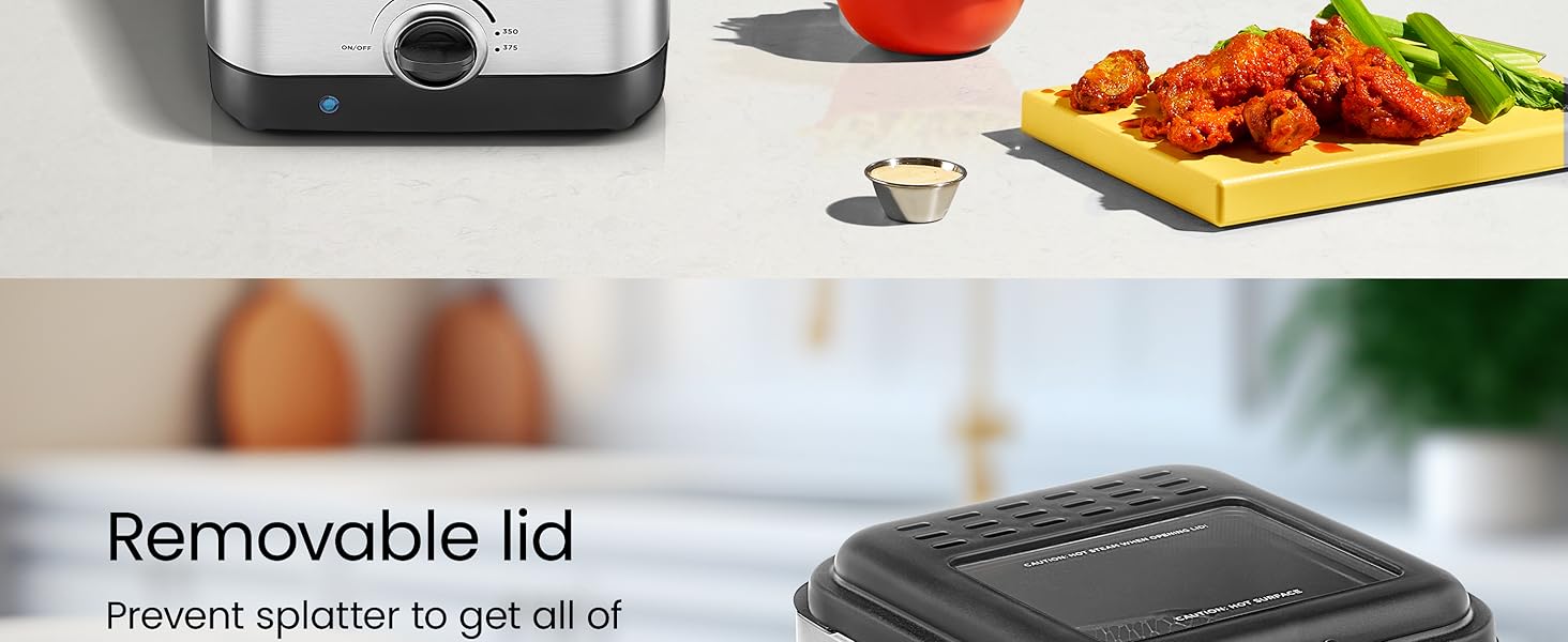 Prevent splatter to get all of the taste with none of the mess