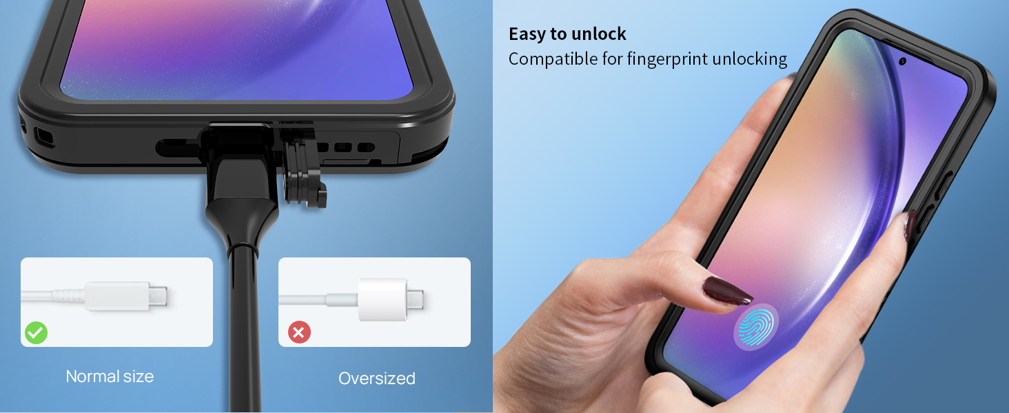 Compatible for fingerprint unlocking