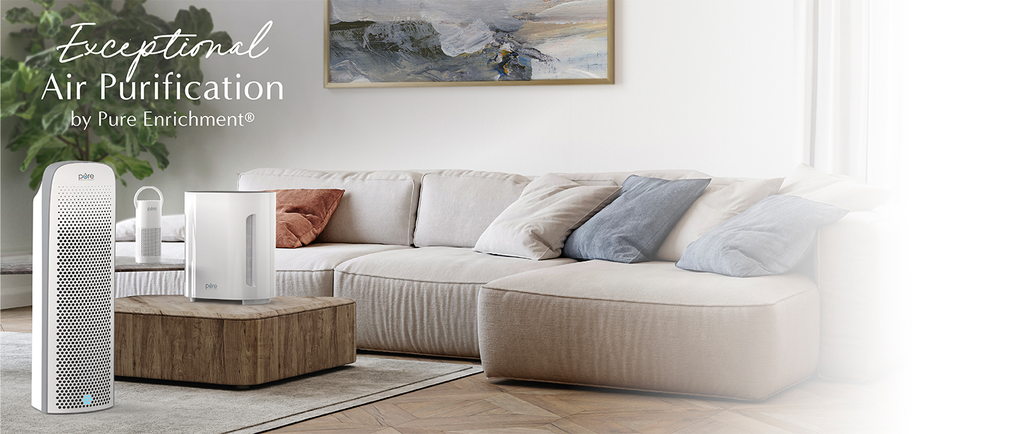 pure enrichment air purifiers portable large rooms purification filtration powerful true hepa 