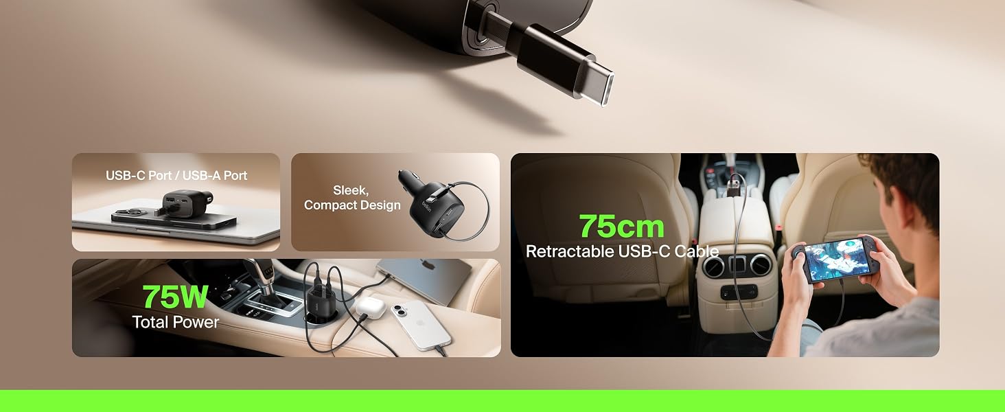 Retractable Car Charger