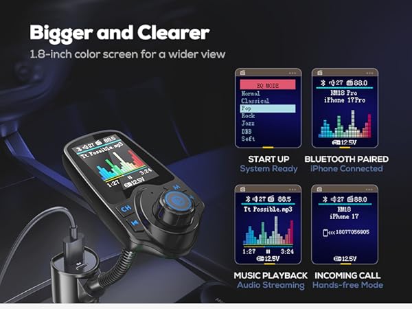 fm transmitter bluetooth
