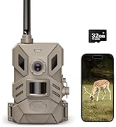 OUTDOOR EXPERT 4G Cellular Trail Camera,36MP Hunting Camera with No Glow 940nm IR Led Night Visio...