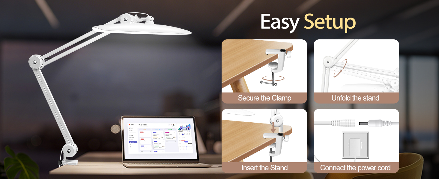 clamp lights for workshop