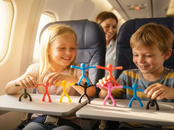 MAGMEN Magnetic Toys Kids Travel Airplane Screen-Free Entertainment ADHD Autism Fidget Sensory
