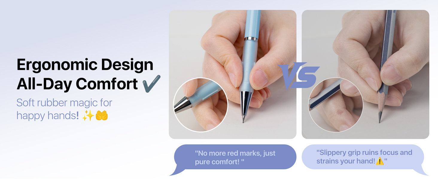 Four Candies Mechanical Pencils rubber grip for comfort
