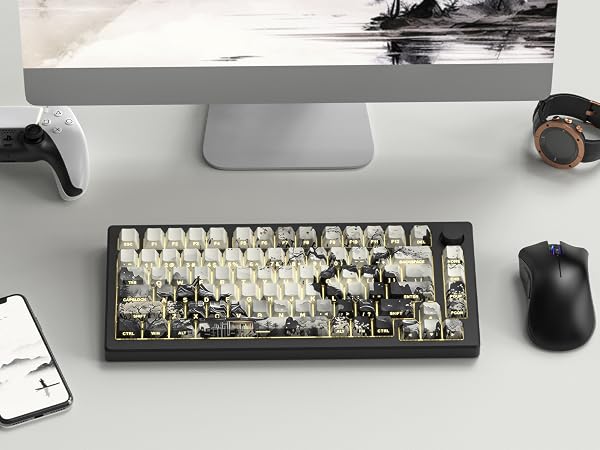 shine through keycaps