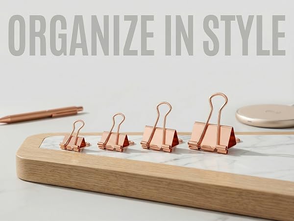 Gold Binder Clips
