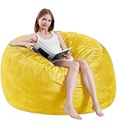 ILPEOD Bean Bag Chairs for Adults - Memory Foam Furniture BeanBag Chair - Kids/Teens Sofa with So...