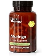 Plant Therapy Moringa Herbal Supplement Capsules, Supports Whole-Body Wellness, Energizing &amp; Immu...