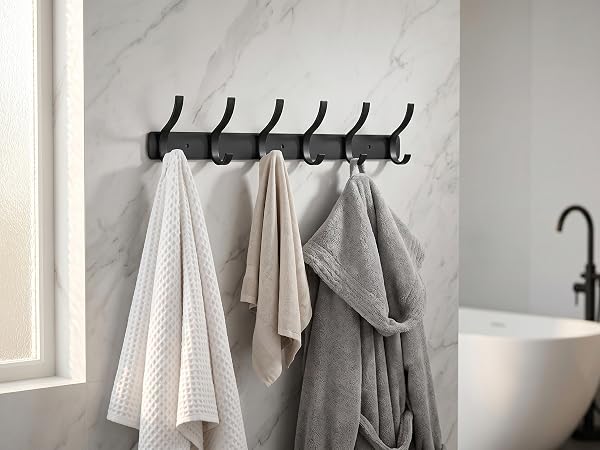 coat hooks Bathroom