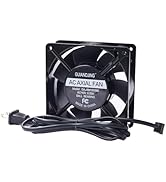 GUIANDJING 1238 Cooling Fan 12cm 120mm X 38mm 5 Inch AC 110V Ball Bearing Brushless 2800 RPM with...