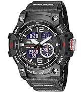 LAVAREDO Mens Digital Watch, Sport Watches for Men Outdoor Military Digital Analog Stopwatch Wate...