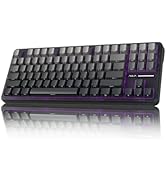 AULA F87 Pro Wireless Mechanical Keyboard,Tri-Mode BT5.0/2.4GHz/USB-C Gasket Hot Swappable Custom...