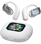 Piluyaa Open Ear Earbuds Ultra Comfort Wireless Bluetooth 5.4 Headphones Over The Ear Earbuds wit...