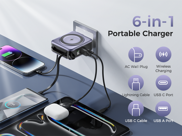 6-IN-1 POWER BANK