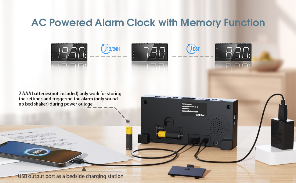 plug in alarm clock