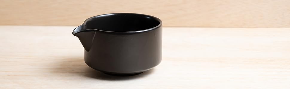 matcha bowl with spout