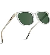 WearMe Pro Polarized Classic Retro Flat Square Unisex Sunglasses