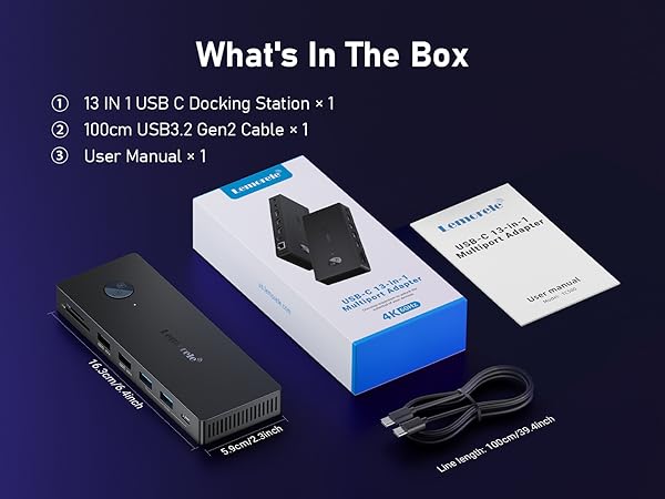 docking station with 2 hdmi ports