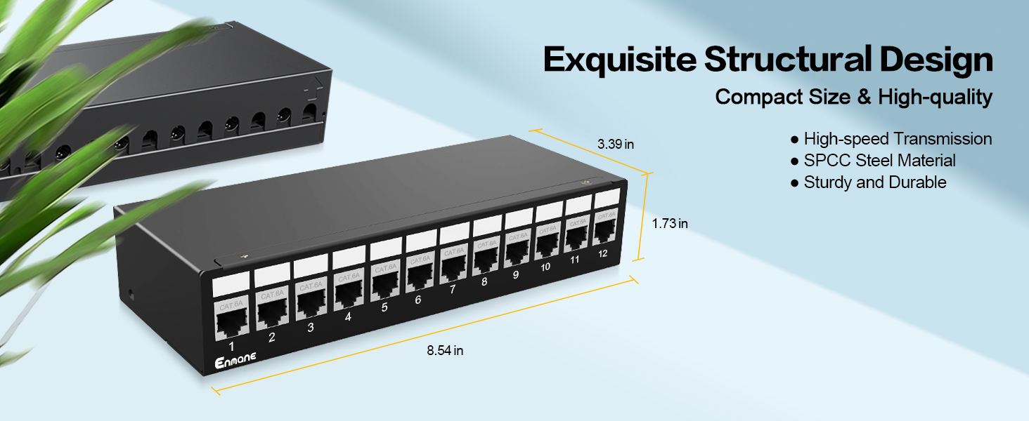 12port patch panel