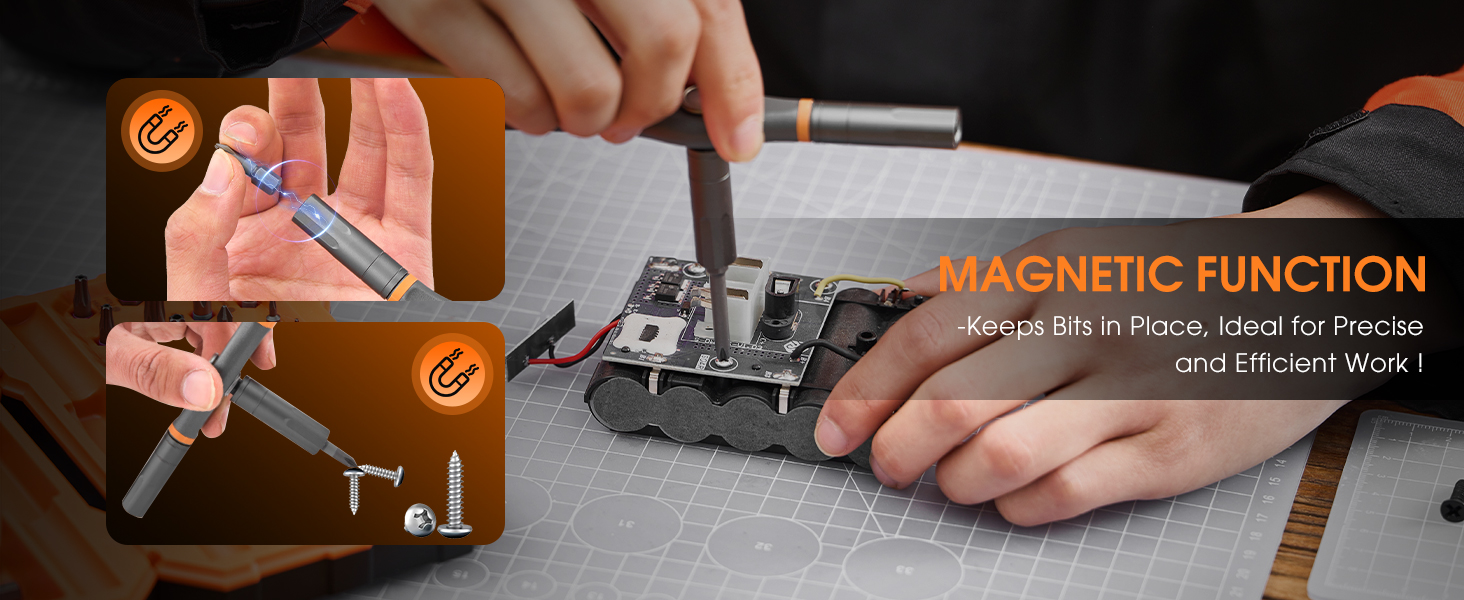 sakerplus 42 in 1 magnetic screwdriver set