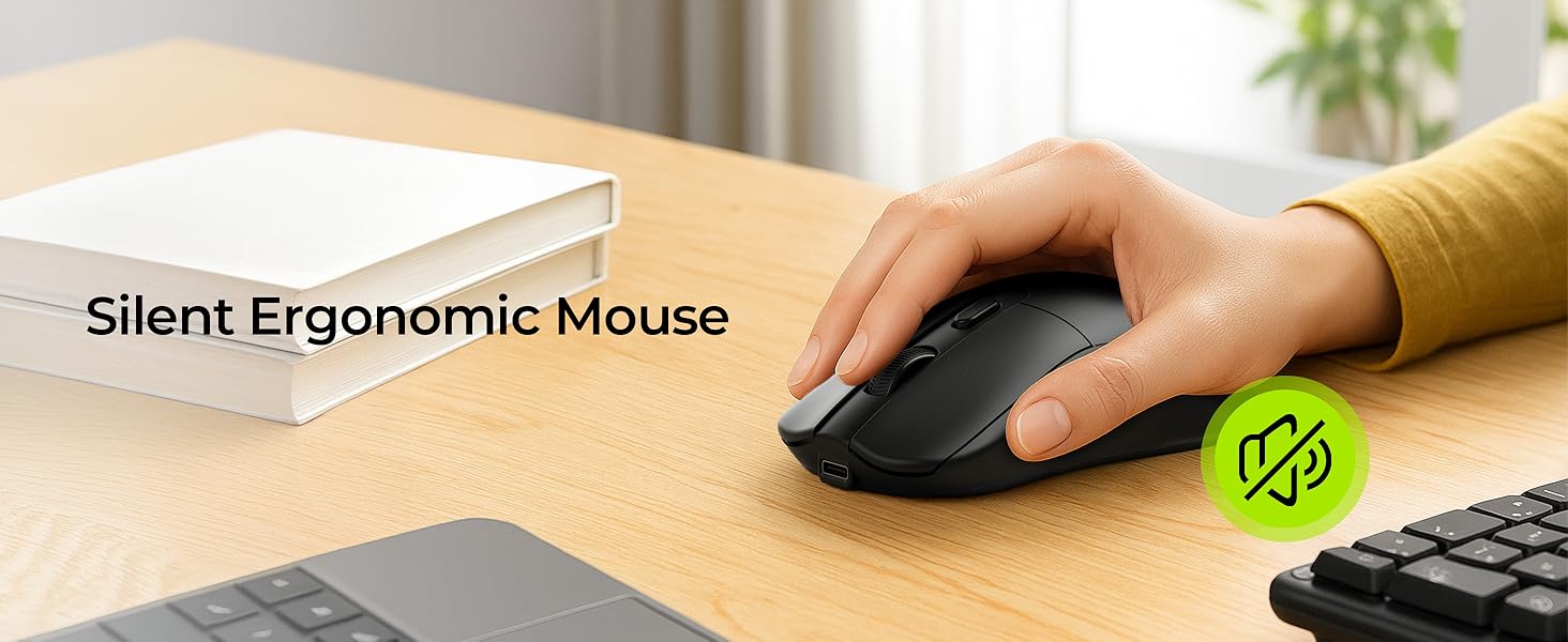 ergonomic mouse and keyboard