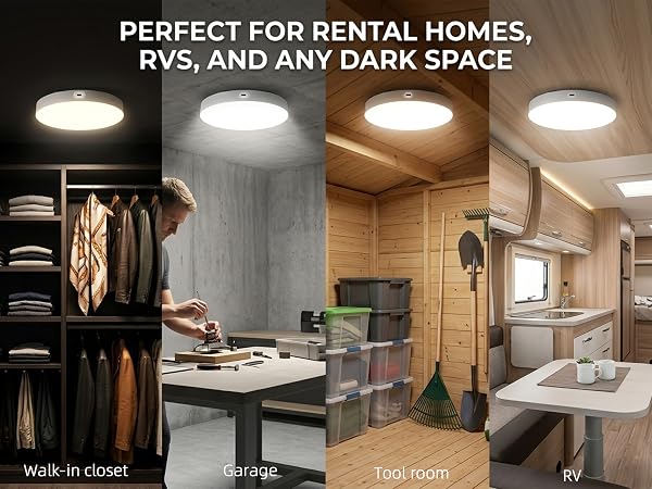 motion sensor light indoor battery operated led ceiling lights