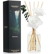 COCORRÍNA Reed Diffuser - Black Forest Scent, 6.76 fl oz Essential Oil with 8 Reed Sticks - Home ...