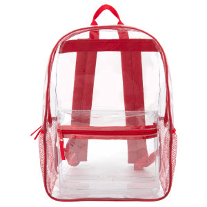 red backpack unisex rainbow gay lgbt friendly transgender safe