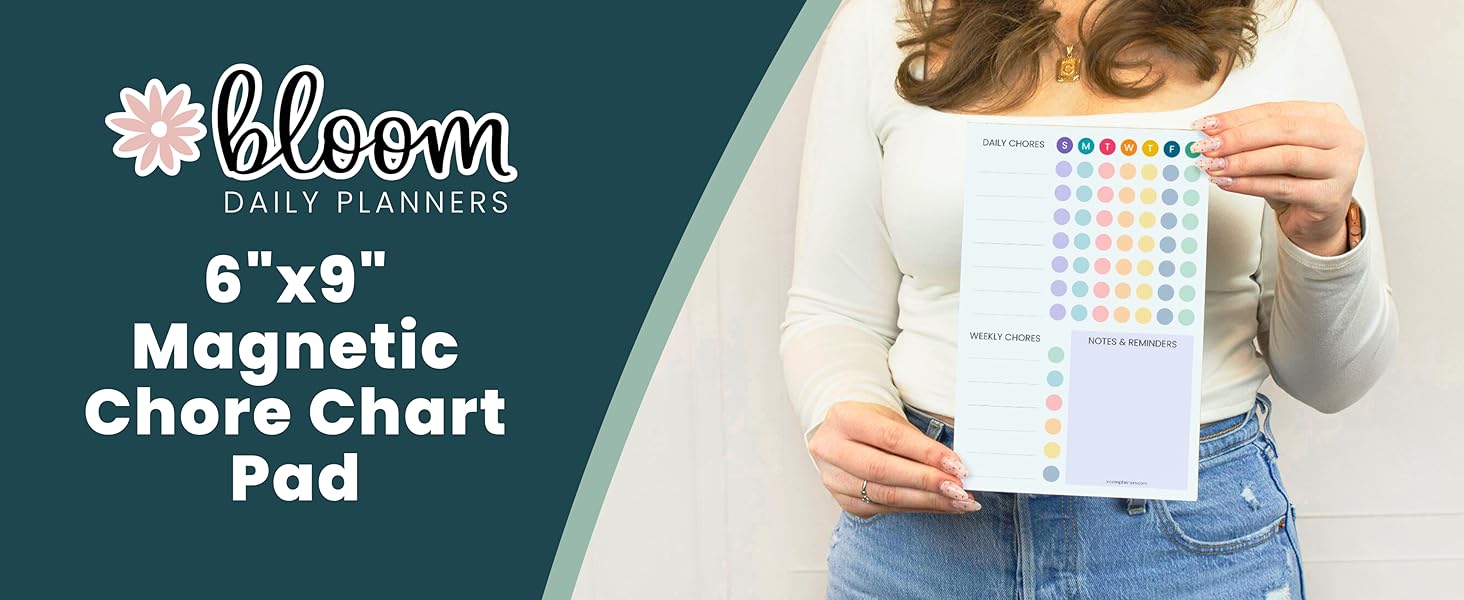 undated daily weekly to do list pad checklist organizer planner notebook chore chart