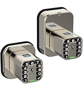 Richelock IU53 Double-Sided Fingerprint &amp; Keypad Door Lock, All-Weather, Fully Waterproof Biometr...