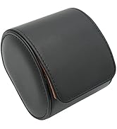 HUYUTAWE Watch Travel Case Portable Organizer - Luxury Watch Roll Travel Box Recycled Leather Wat...