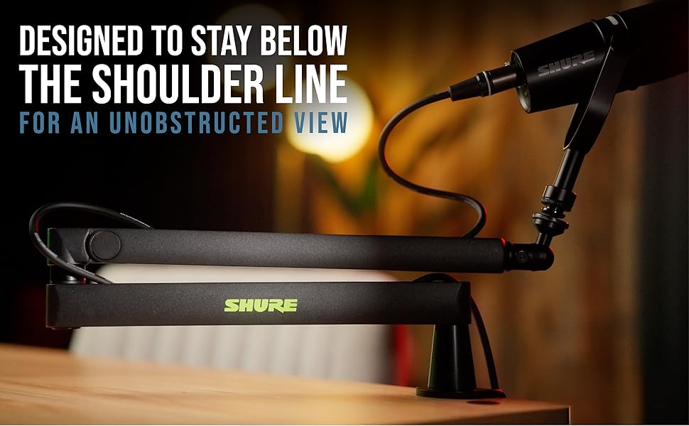 Shure by Gator Low Profile Boom Arm