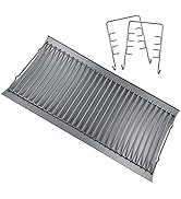 MOASKER 27 Inch Ash Pan Replacement Parts for Char Griller 1224, 1324, 2121, 2222, 2727 and Charb...