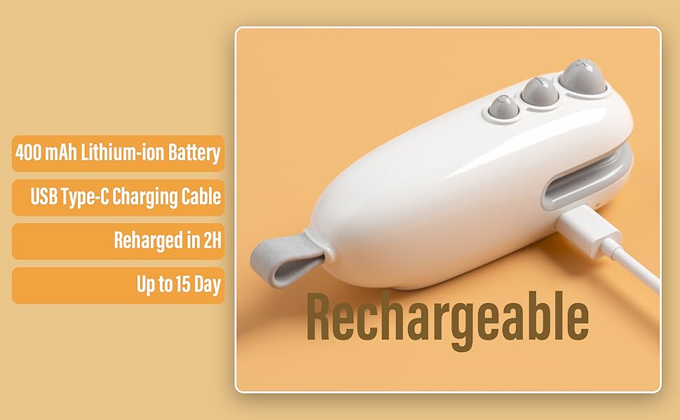 USB Type-C Rechargeable Mini Bag Sealer
