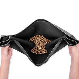 small silicone mat for cat food and water,stone mat for dog bowls,pet placemats for food and water