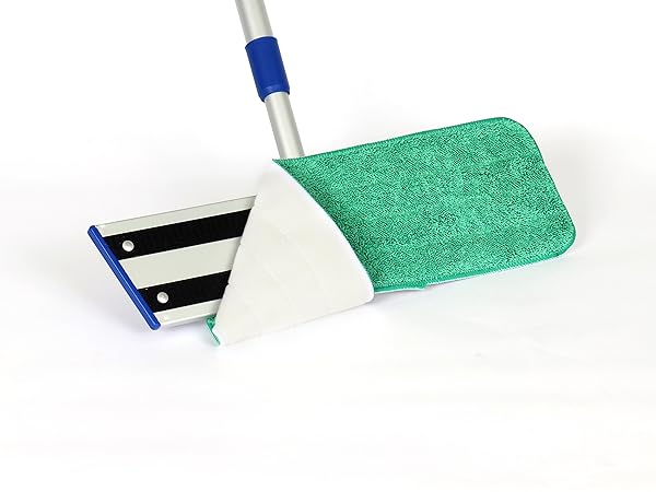 Scrubbing wet mop pads