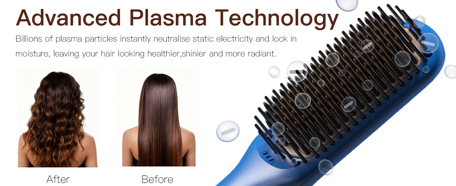 hair straightener brush